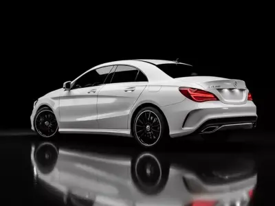 Mercedes Benz Cla45 Amg 2017 3D model
