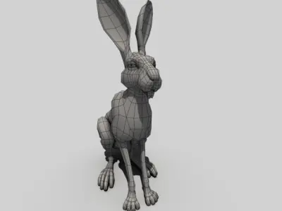 Jack Rabbit 3D model