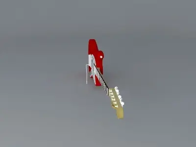 1964 Fender Mustang guitar Free 3D model
