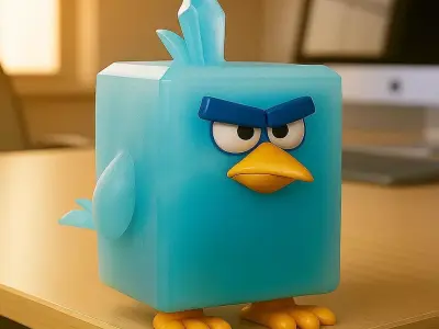 ice bird angry birds 3D print model