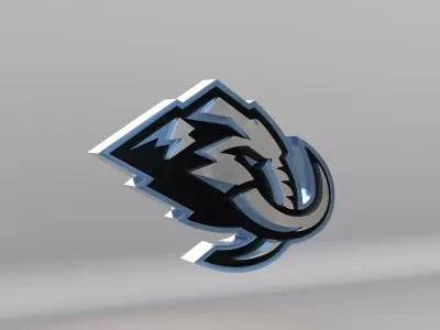 NHL Utah Mammoth Team Logo 3D model