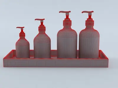 Soap Bottle Free 3D model