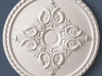 10 Ceiling Medallions Collection  3D model