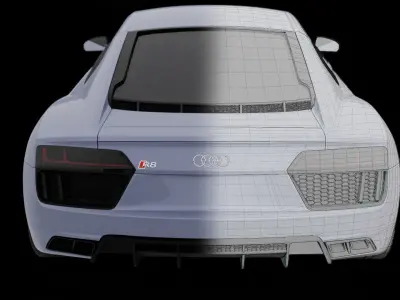 Audi R8 3d model 3D model