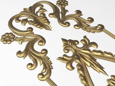  decorative pattern ready for 3D printing 3D model 417