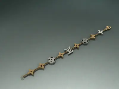 The COLLECTION  Louis Vuitton Jewelery 3D printed model 3D print model