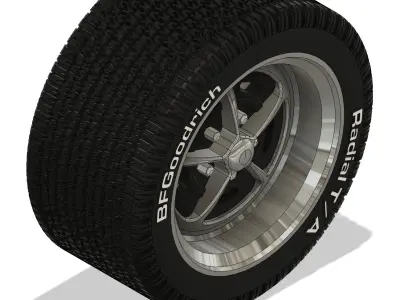 Magnum 500 plus Tires 3D print model