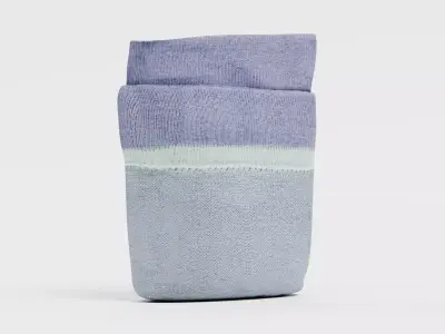 -Folded Socks V5- 3D model