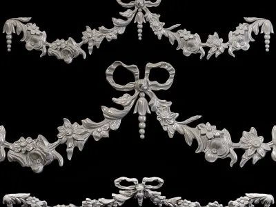 Classic carved 014 3D model