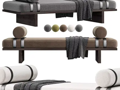 Grace Bench By Willowandalbert 3D model