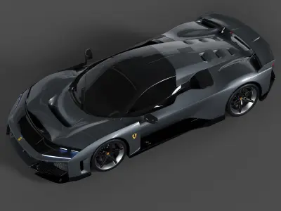 Ferrari F80 2024 3D model