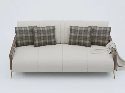 Luxury Zett Sofa  Free 3D model