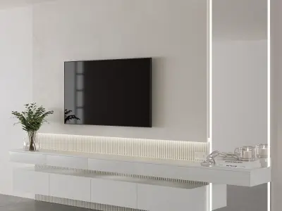 Bedroom Furniture Composition 10 3D model