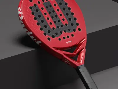 Padel Racket 3d Model 4K PBR Textures Realistic Tennis Equipment 3D model