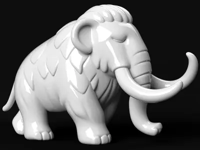 Mammoth 3D print model