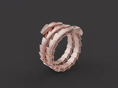 Serpent Ring 32069 3D print model