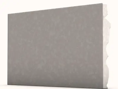 Stacked Boulders Wall Prop 3D model
