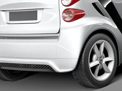 Smart 42 Fortwo 2013 3D model