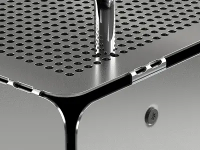 Simple mini-ITX pc case Computer-1 3D model