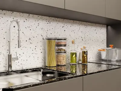 Kitchen interior 3D model