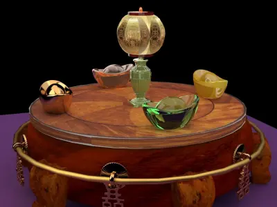 Chinese lantern  3D model