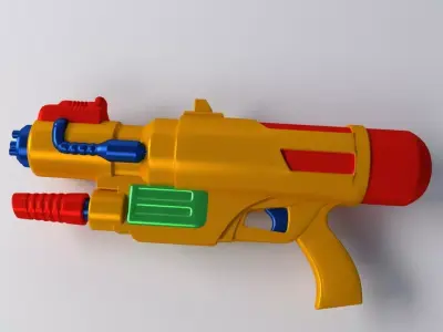 Water Gun 3D model