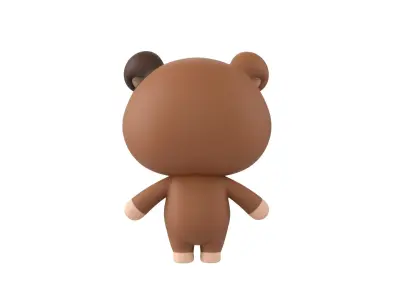 Character147 Rigged Dog 3D model