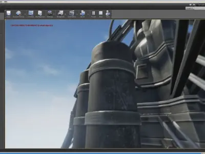 Terraforming Tower Low-poly 3D model
