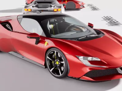 ArchViz Car Assets P05 - Unreal Engine 5 3D model