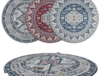 Rugs No 489 Low-poly 3D model