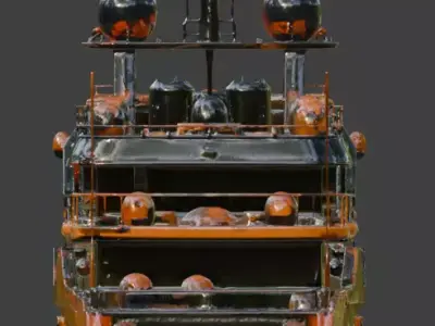 Halloween Edition Spooky Sport Yacht 3D Model 3D model