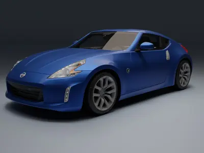 Nissan 370Z Low-poly 3D model