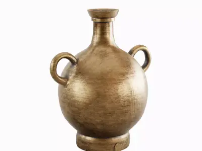 Medieval Decor Vase 04 Low-poly 3D model