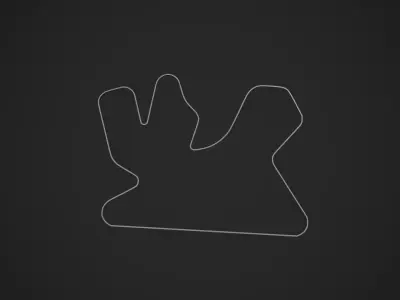 Losail International Circuit - Qatar - 3D Printable 3D print model