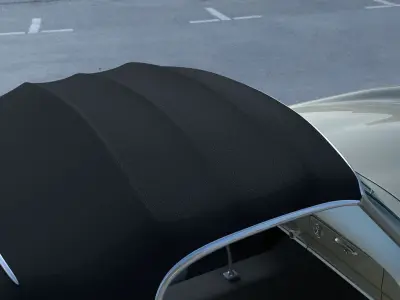 Mercedes 190SL with Interior Soft Top 3D model