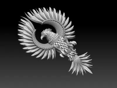 phoenix golden eagle 3D print model