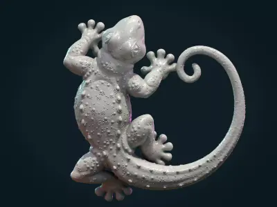 Gecko gold 3D print model