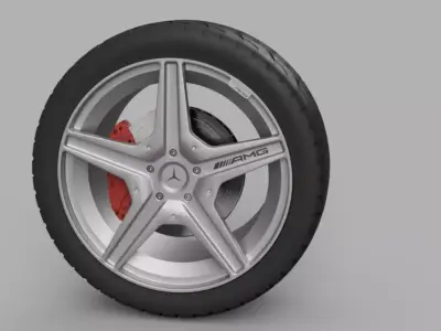 AMG wheel 2 3D model