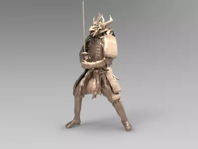 Japanese Ancient genma warrior 1 3D model