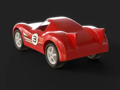Toy Car 3D model from CGTrader - PBR