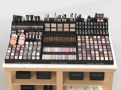 Bobbi Brown Cosmetics Stand 3D model