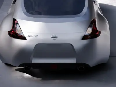 Nissan 370z Low-poly 3D model