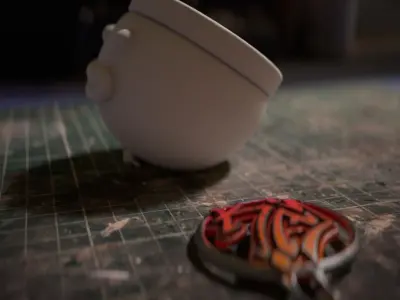 Koopa Car pot-container 3D print model