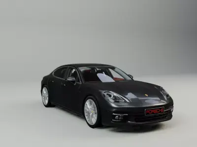Porsche Panamera 3D model from CGTrader