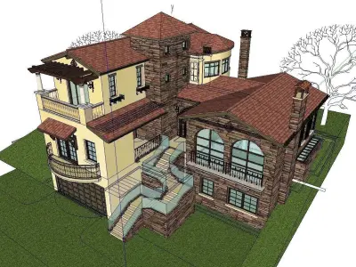 Regal-Luxury-Villa Area-01 3D model