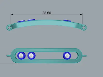 Messika Bracelet Jewelry Gold  3D print model buy