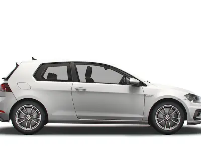 Volkswagen Golf R 3door Typ 5G 2017 3D model
