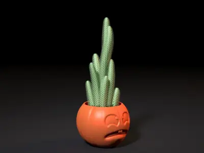 Pumpkin pots 5 3D print model