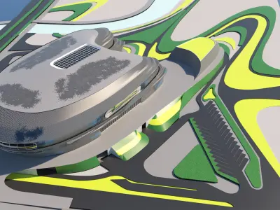 Shenzhen Science  Museum 3D model