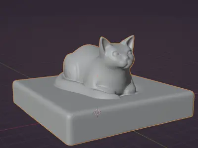 kitty 3D print model